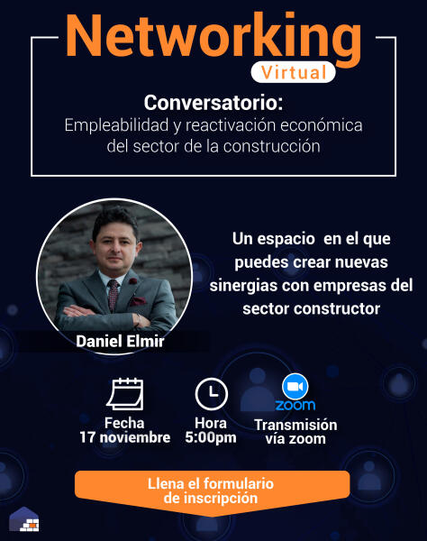 Conversatorio GRATUITO de reactivación económica de la construcción e impacto en la empleabilidad