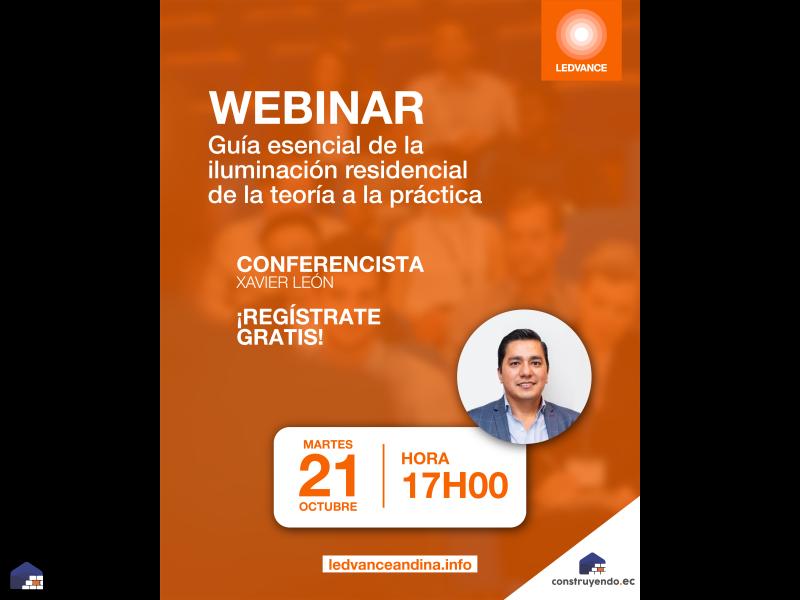 WEBINAR GRATUITO: Guía esencial de la iluminación residencial, de la teoría a la práctica