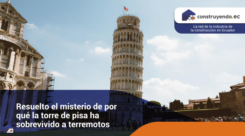 Resuelto el misterio de por qué la torre de pisa ha sobrevivido a terremotos