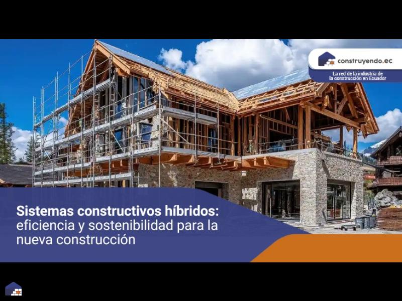Sistemas constructivos híbridos: eficiencia y sostenibilidad para la nueva construcción