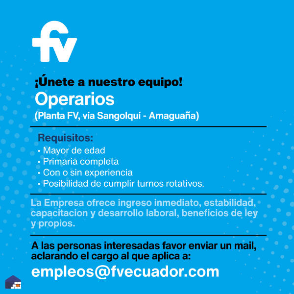 Operarios de planta FV