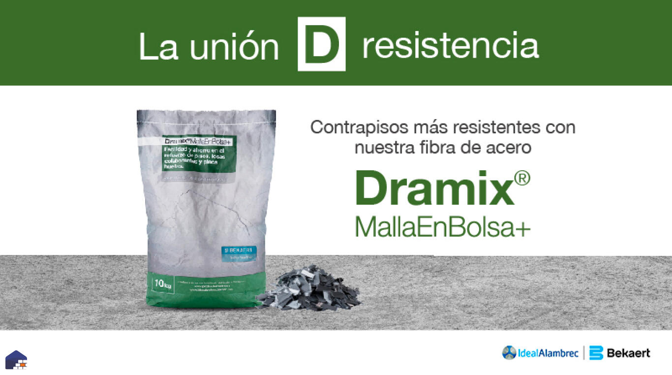 Construcción Eficiente y Duradera con Dramix MallaEnBolsa+: Mezcla y Refuerzo para el Éxito